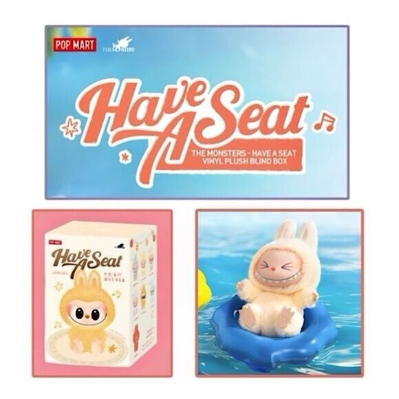 Labubu Have A Seat Vinyl Plush Face Blind Box - Sisi - Picture 2 of 16
